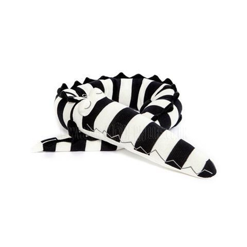 Travesseiro longo para crianças, travesseiro longo de pelúcia crocodilo, brinquedos 185cm para bebê, berço, protetor de cama, almofada de algodão, berço, babado: striped Crocodile