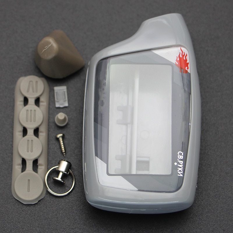 M5 Body Case Sleutelhanger Voor Russische Scher-Khan Magicar 5 2-Weg Auto Alarm Lcd Afstandsbediening /Scher Khan M5 M902F/M903F Sleutelhanger