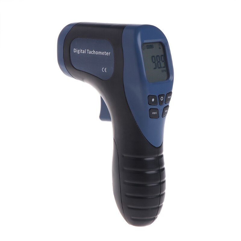 Digital Tachometer Non-Contact Photo RPM Tach Tester Meter Speed Gauge
