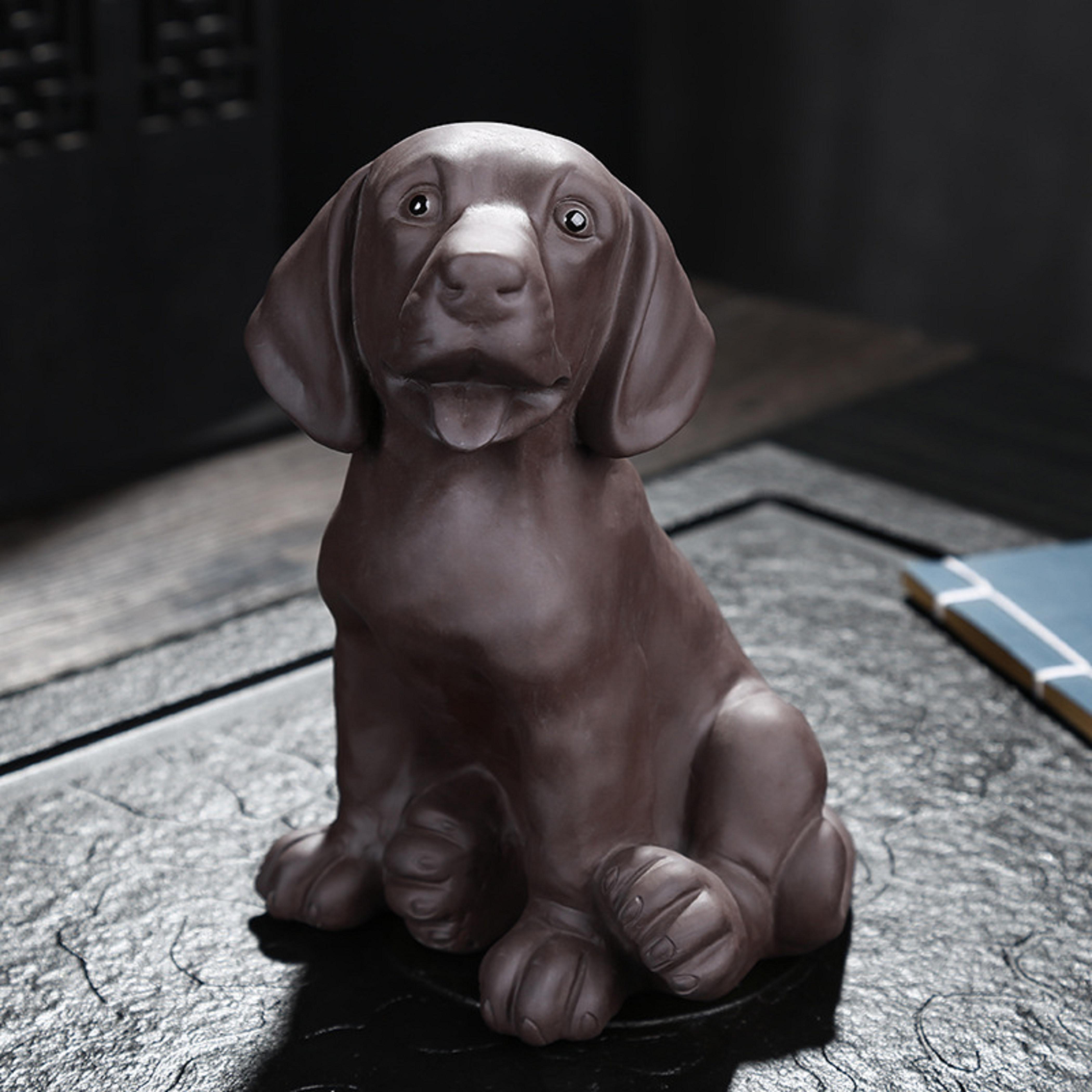 Tíbet chino redware-juguete de decoración para perros, juguete de té, mascota, Bully, perro, meditación