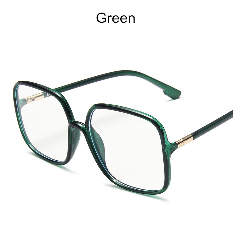 Gafas cuadradas de plástico para mujer, anteojos cuadrados con luz azul, Estilo Vintage, gafas hombres ópticos para miopía, gafas graduadas por ordenador,: green