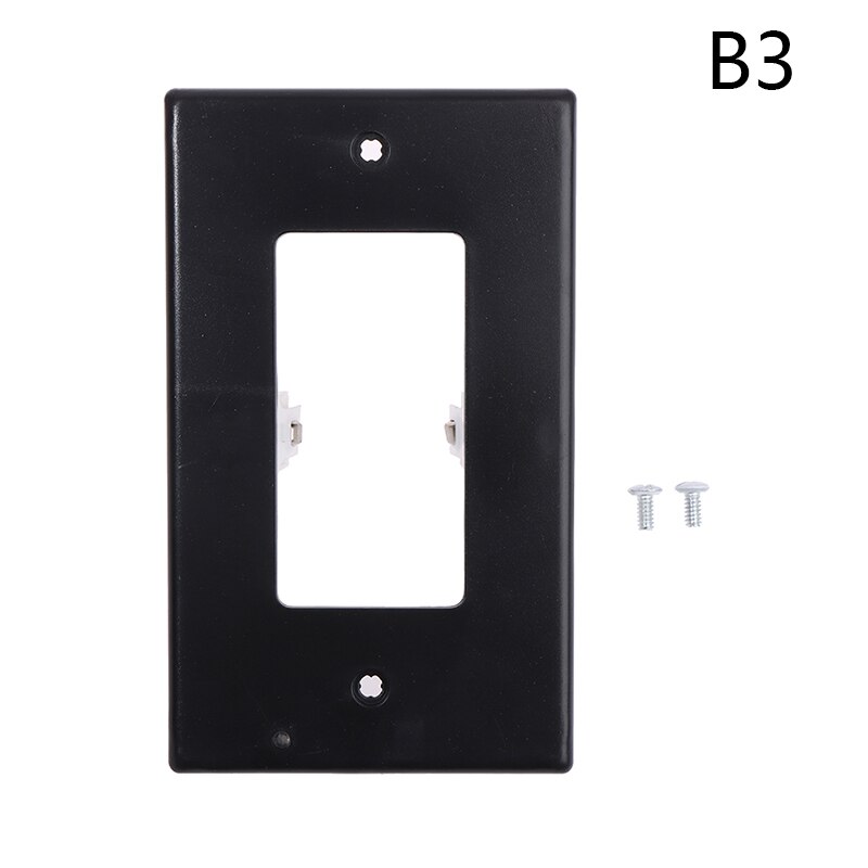 1PC Outlet Wall Plate With LED Night Lights Outlet Cover Duplex Wall Plate: B3