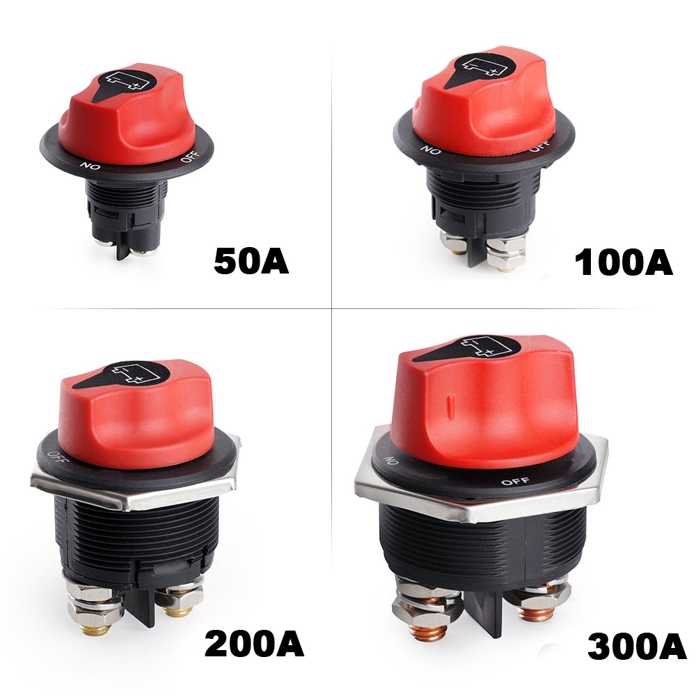 DC 32V interruptor de batería de coche seccionador aislador de potencia 50A 100A 200A 300A Kit de interruptor de rally de corte para coche motocicleta camión barco