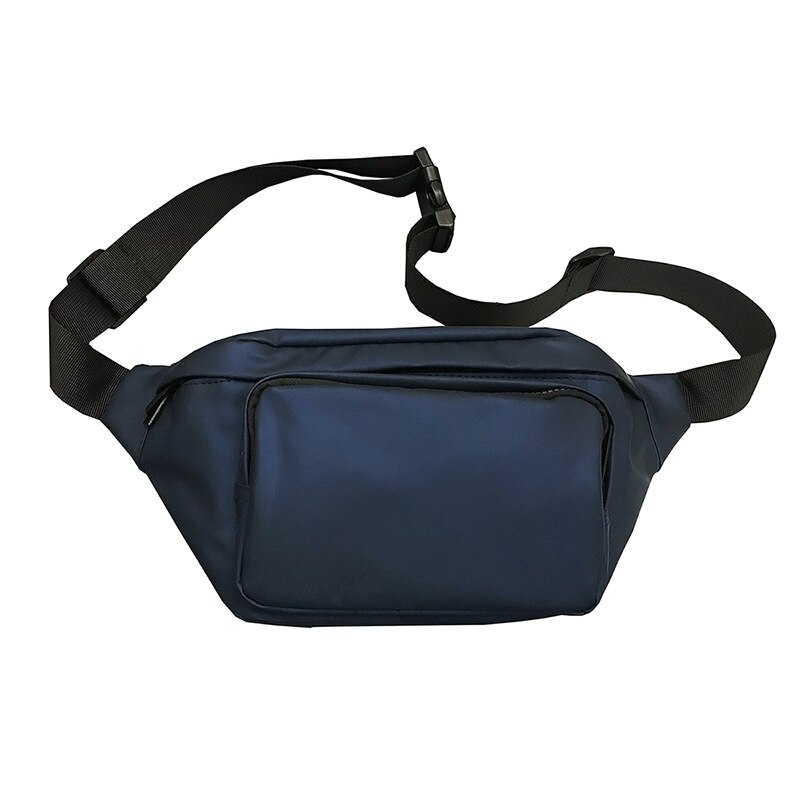 Marsupio Unisex marsupio Street Style pettorali marsupi Hip Hop moda borsa a tracolla impermeabile marsupio telefono Shopping Bag: Blue Waist bag