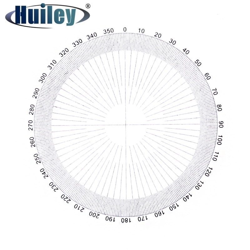 Reticle Eyepiece Micrometer 360 Degree Angle Diameter 20.4 mm for Olympus Biological Microscope and Other Biological Microscope