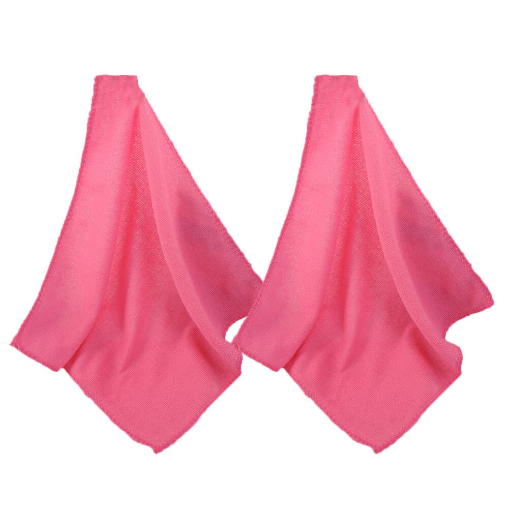 2Pcs Microfibre Cleaning Auto Soft Cloth Washing Cloth Towel Duster 25*25cm Car Home Cleaning Micro fiber Towels