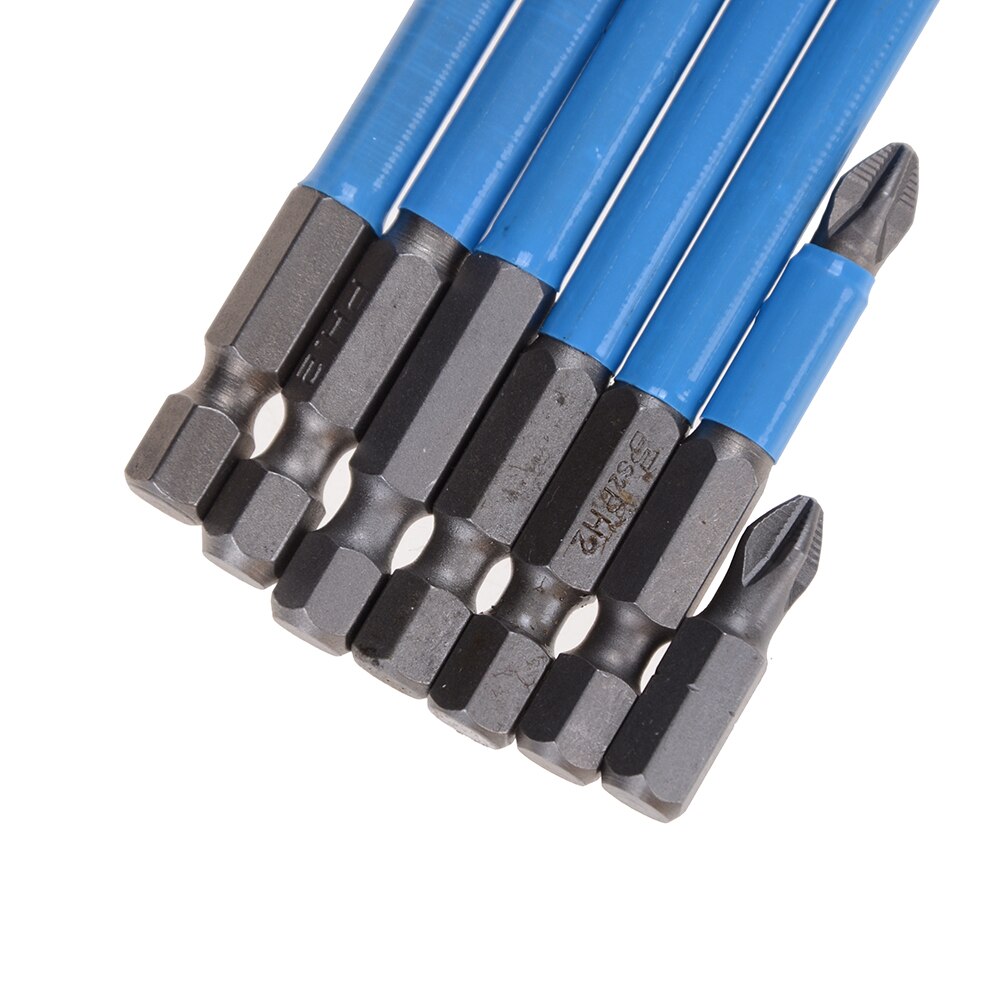 Alloy Steel PH2 Anti Slip Electric Screwdriver Bit Set Bits Hex Shank 25mm 50mm 65mm 70mm 90mm 127mm 150mm