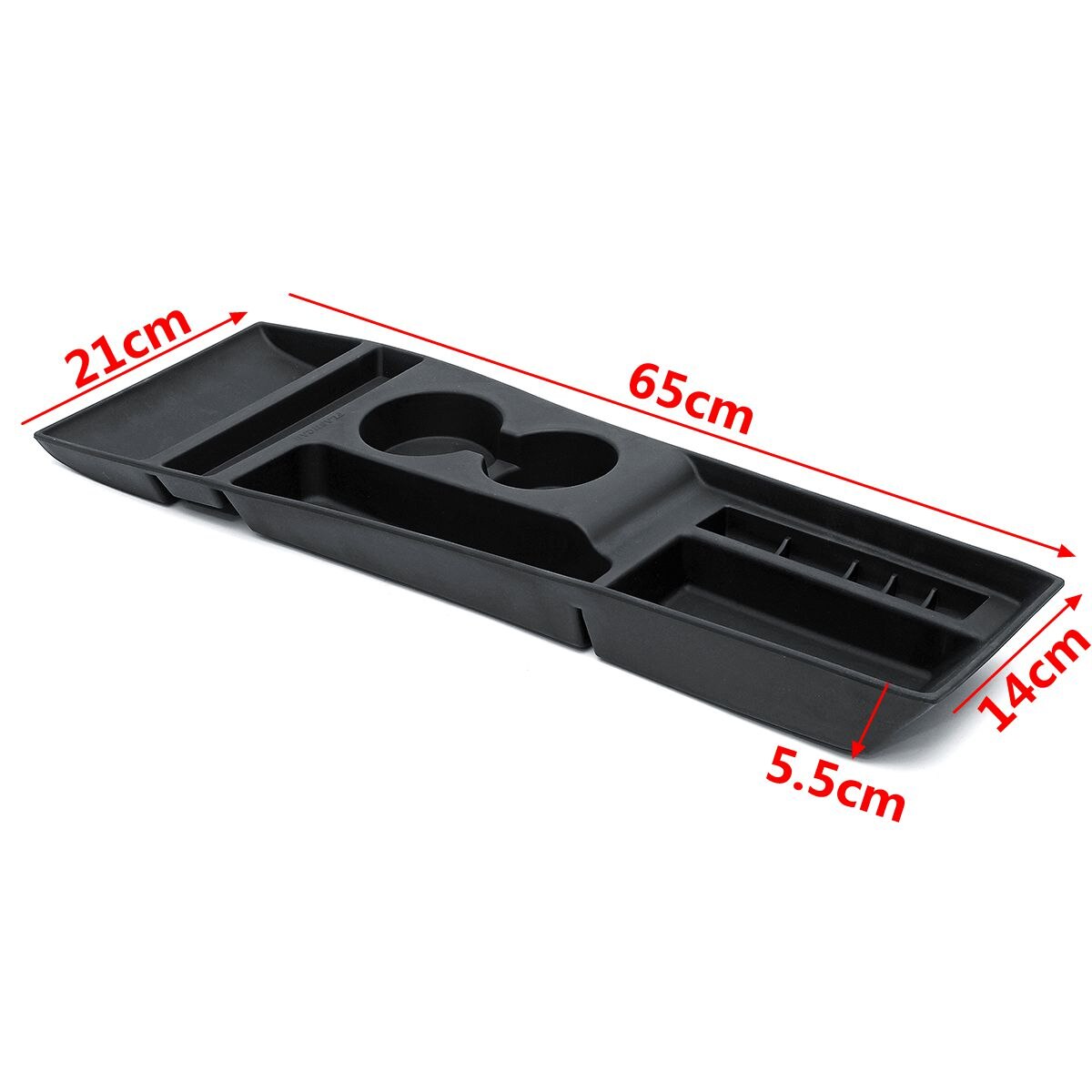 Bil armleneboks oppbevaring midtkonsoll organisator containerholder boks for tesla modell x / s