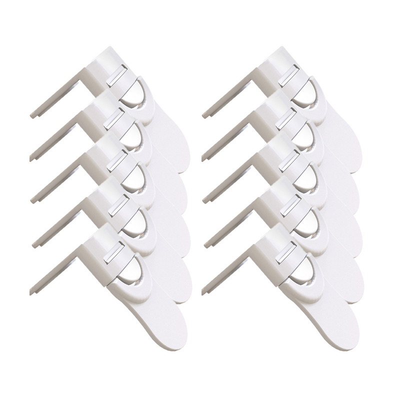 10 stück Kinder Locker Schloss Baby Sicherheit Lock Schutz von Zu Hause Schublade Schrank Tür Kühlschrank Anti-prise Schloss Baby waren: Linen