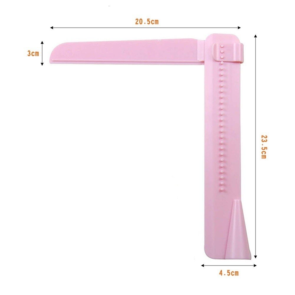 Adjustable Cake Cutter Slicer Stainless Steel Bread Cake Slicer Cutter Mold Cake Molds DIY Cake Decora Tools Baking Accessories: scraper-pink