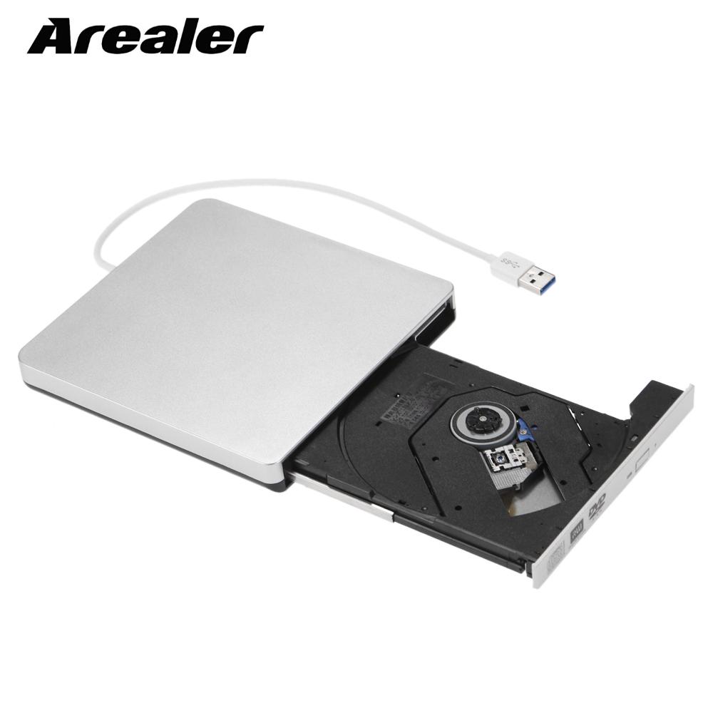 USB 3.0 Draagbare Ultra Slim Externe CD-RW DVD-RW CD DVD ROM Speler Drive Writer Brander voor Laptop PC Desktop