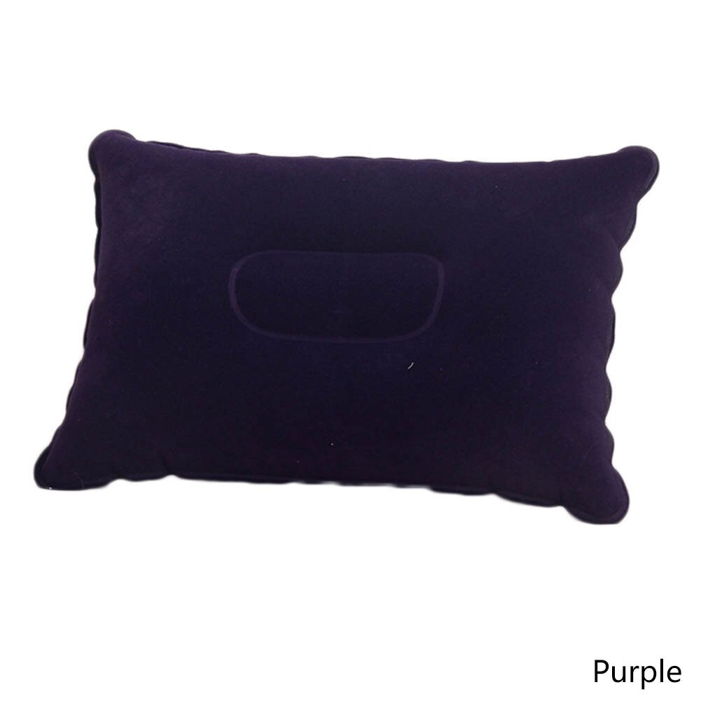 Vierkante Draagbare Vouwen Lucht Opblaasbare Kussen Dubbelzijdig Massaal Kussen voor Vliegtuig Reizen Slapen Opblaasbaar Kussen: PP