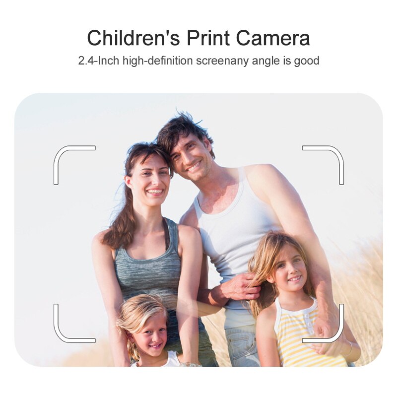 Kinderen Print Camera Kids Instant Camera 12MP 1080P Hd Digitale Video Camera Met Thermisch Fotopapier Voor Kind Goede