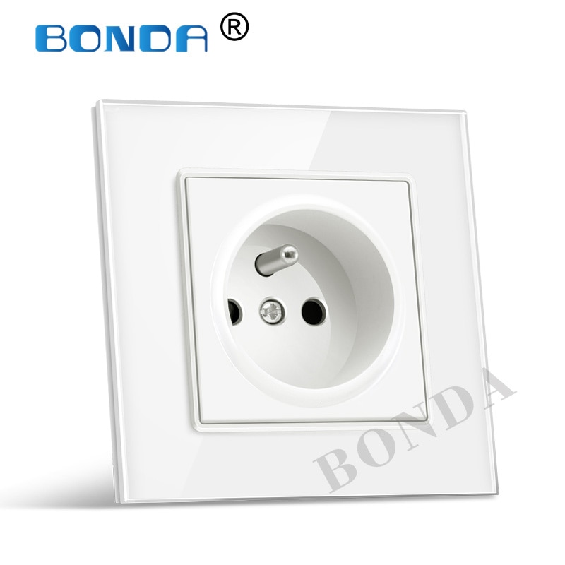 Bonda rf fjernbetjening switch eu  / uk 1/2/3 sort hvidguld 86 * 86 hærdet krystalglas med broadlink rm pro app kontrol