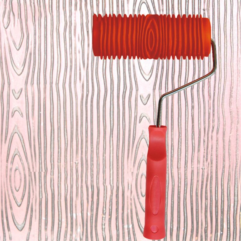 Embossed Paint Roller Sleeve Wall Texture Stencil Brush Pattern Art Rollers Hou