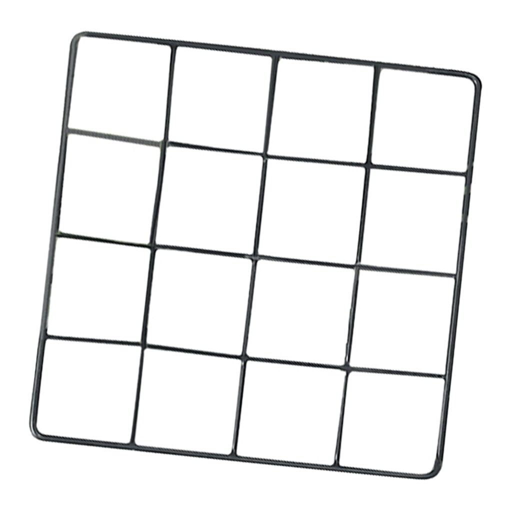 Wire Grid Panel Photo Wall Vinyl Art for Home Decoration , 20x20cm