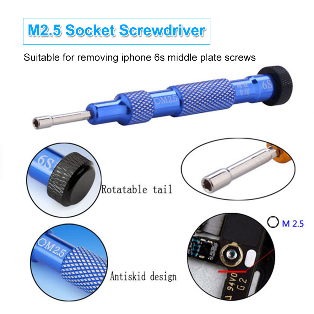 16 In 1 Mobiele Telefoon Reparatie Demontage Gereedschap Kit Opening Screen Schroevendraaiers Sets Voor Iphone 5 5 S 6 6S Smartphone Hand Tool Set