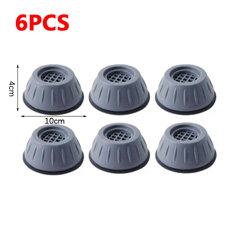 Coussinets de pieds Anti-Vibration, pieds en caoutchouc, tapis antidérapant silencieux pour Machine à laver, Support amortisseurs, accessoires de Support