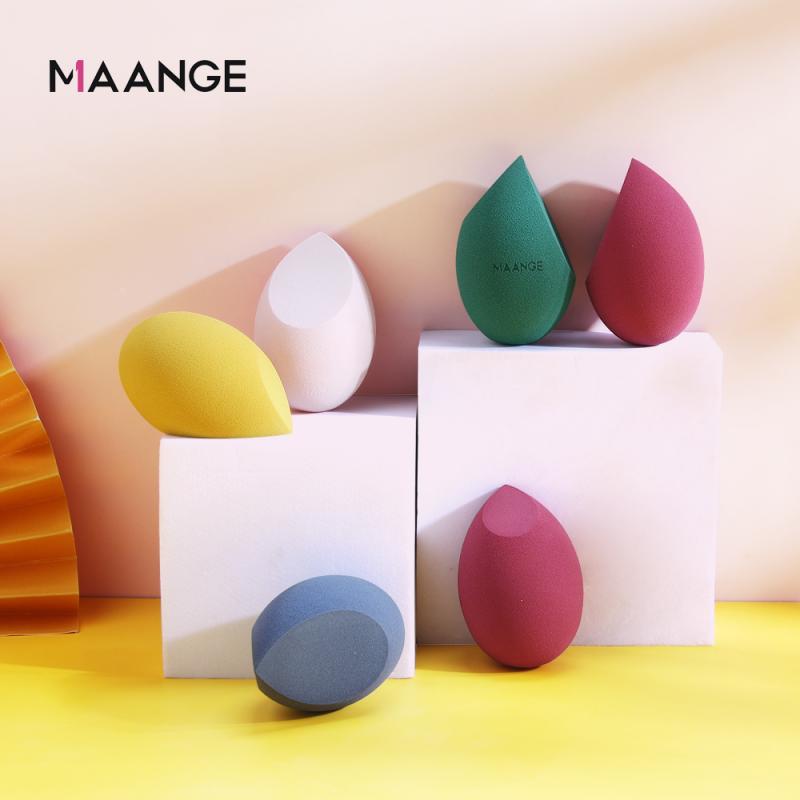 2pcs/set Heart-shaped Sponge Puff Wet Dry Beauty Face Foundation Powder MakeUp Cosmetics Makeup Egg Puff Tools Accessories