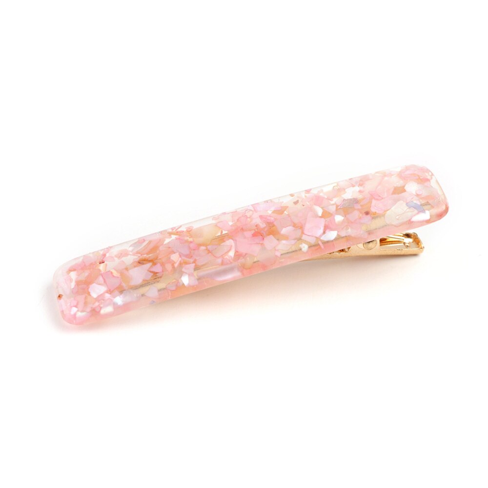 1Pcs Women Acetic Acid Girls Hairgrips Hair Clips Hairpins Leopard Print Waterdrop Barrettes Hair Accessories 970: 970-7