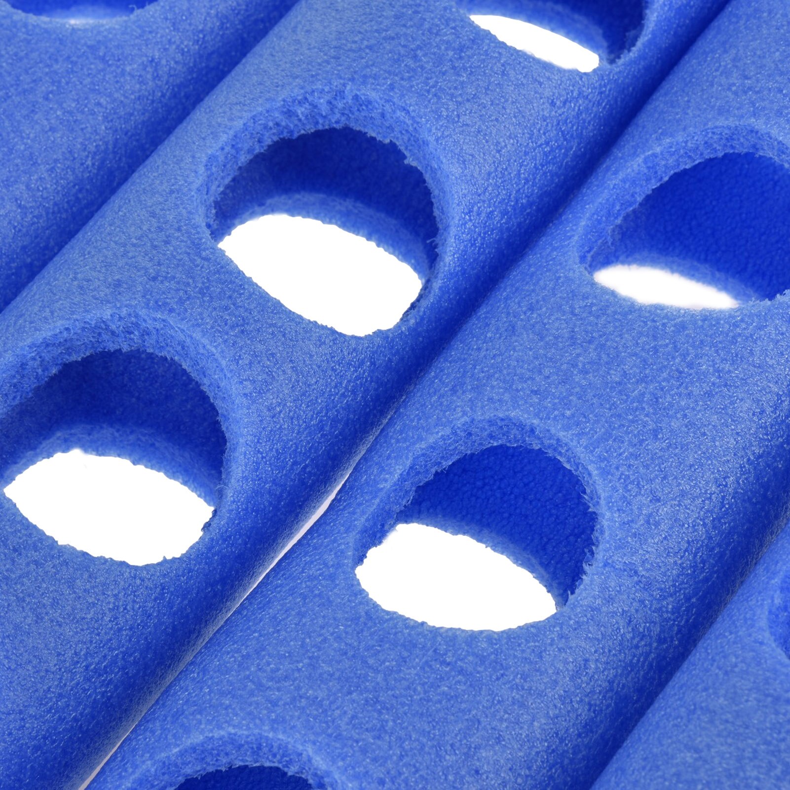 Conector de fideos agujereados cruzados para piscina, accesorio para piscina, Ayuda de entrenamiento, azul