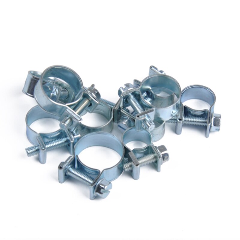 60 Pcs 10 sizes Fuel Injection Gas Line Hose Clamps Clip Carbon Steel Auto Vacuum Coolant Clip