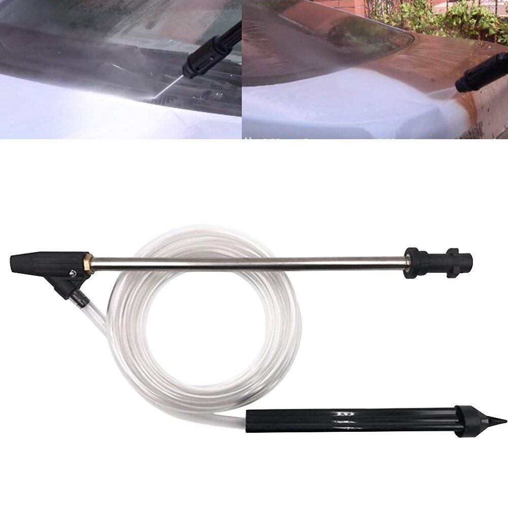 Portable Sand Blaster Wet Blasting Washer Sandblasting Device Kit High Pressure Spray Gun with Water Pipe 275Cm Clean Tools