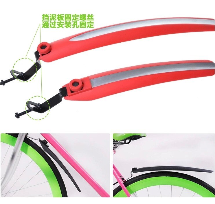 Fixed gear Racefiets Spatbord 4 Kleuren Lichtgewicht plastic