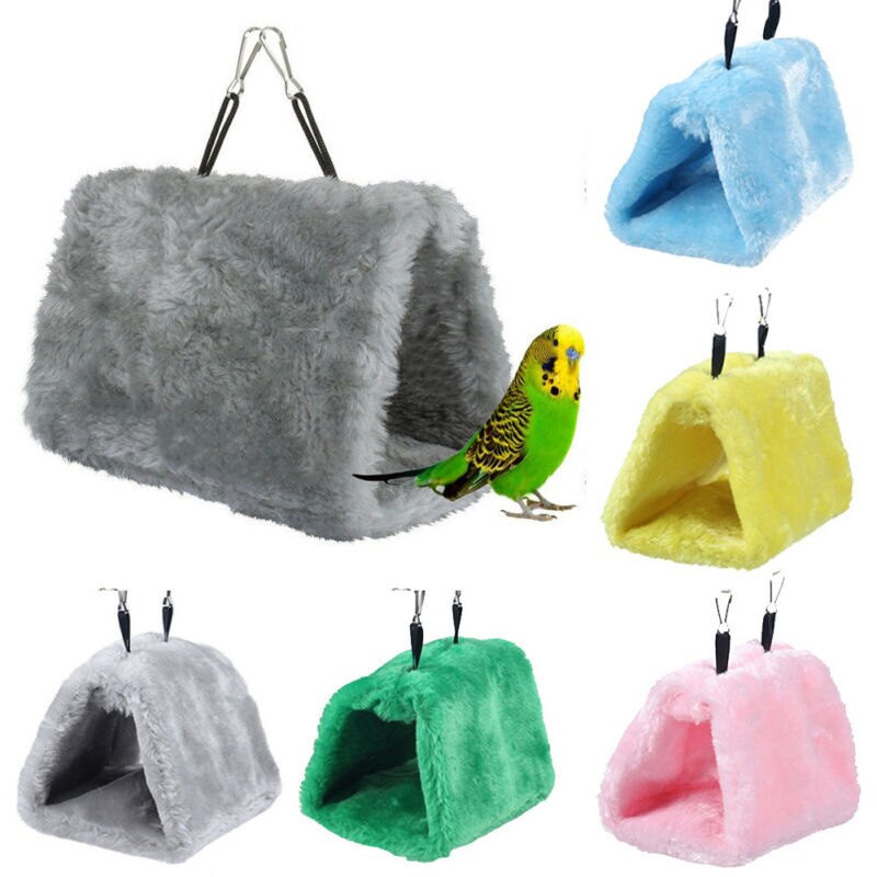 Huisdier Vogel Papegaai Parkiet Budgie Warm Hangmat Kooi Zachte Hut Tent Bed Opknoping Cave