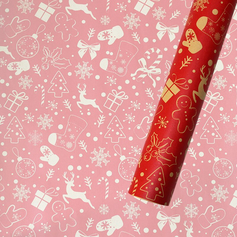 Papier d'emballage de noël en papier Kraft Origami, décoration de mariage, pour emballage de , artisanat,: 2
