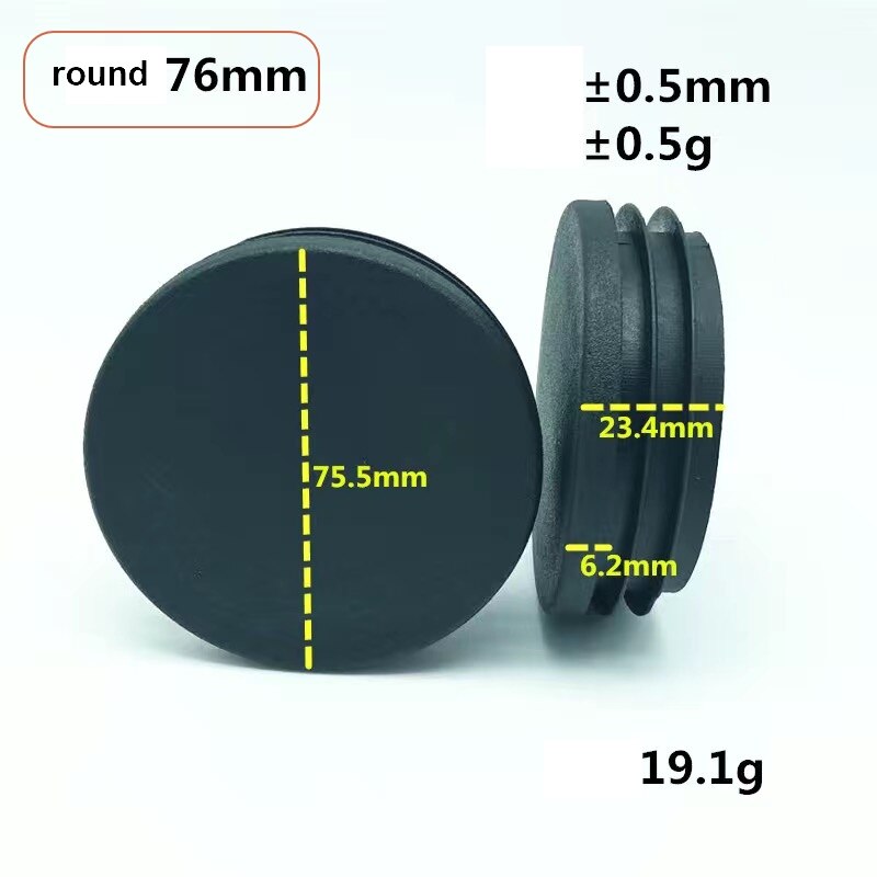 PE round tube stopper tube leveler pipe leveler: 19