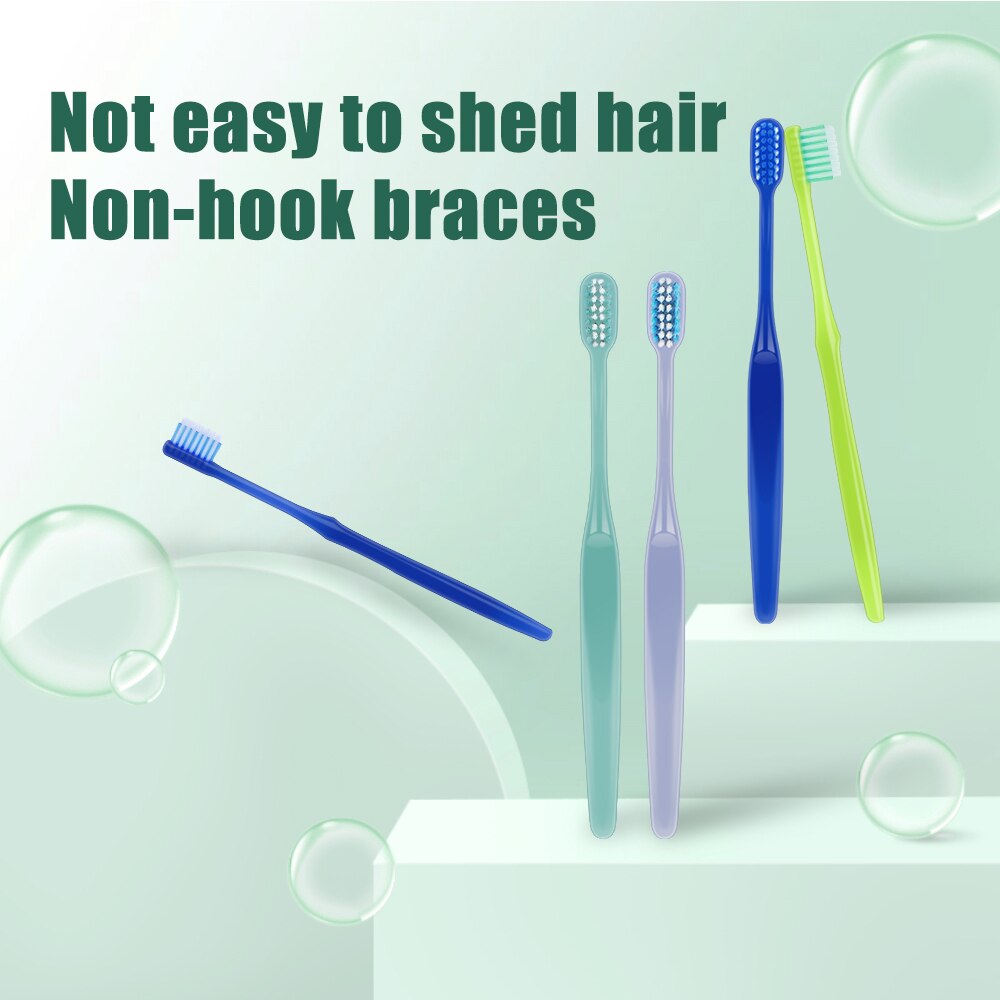 Y-Kelin Soft Toothbrush U-shaped Orthodontic Dental Care Tool Clean Teeth Portable Traveling Non-disposable for People