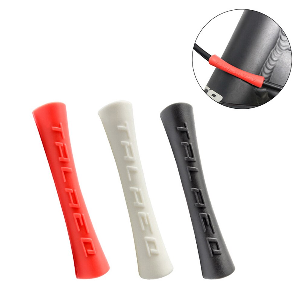 6/8Pcs Fiets Kabel Protector Shift Rem Rubber Lijn Pijp Mouw Fietsen Frame Bescherming Anti-Wrijving Wrap guard Buizen
