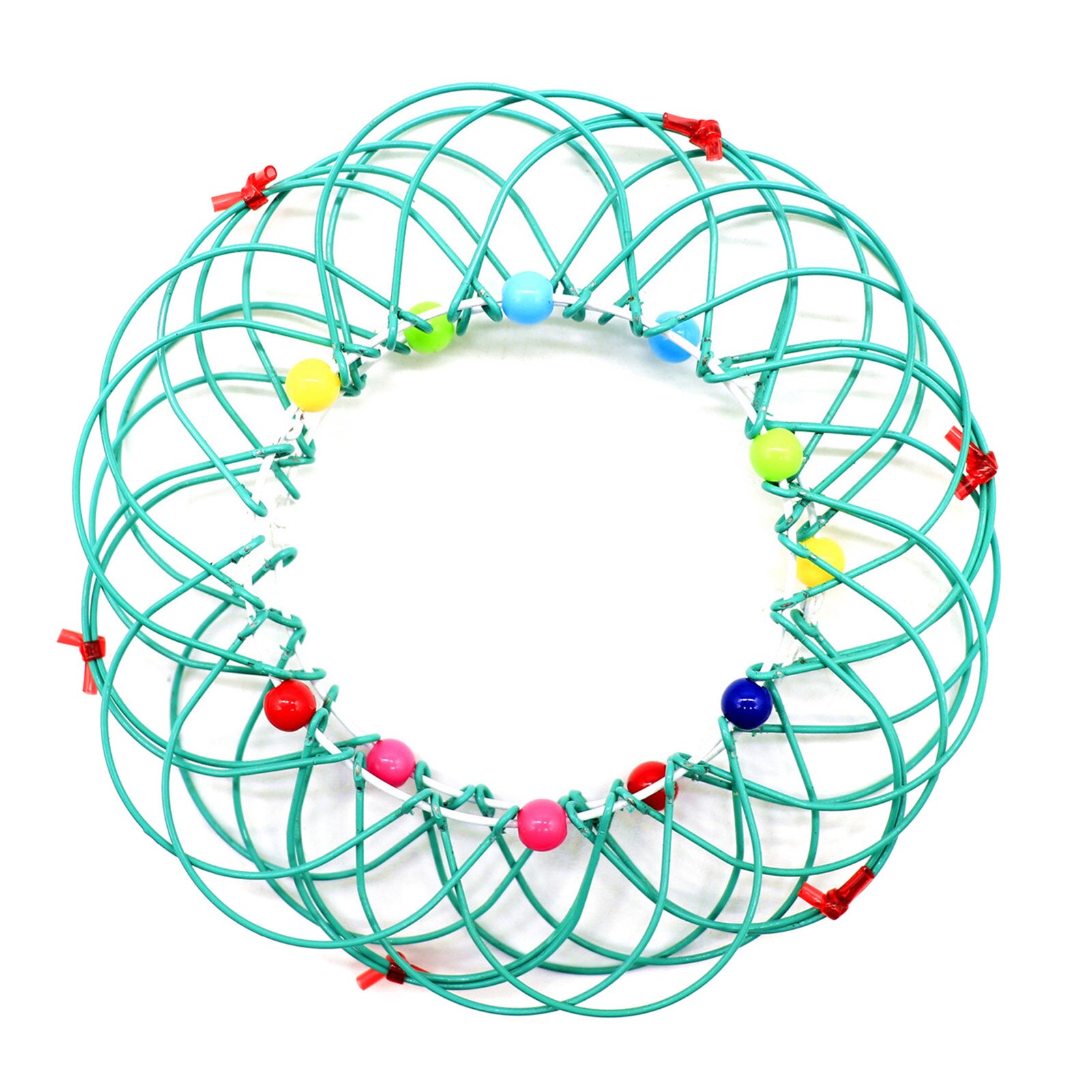 Magic Mandala Bloem Mand Speelgoed Meerdere Veranderingen Ijzeren Hoepel Ring Speelgoed Lbv: Green