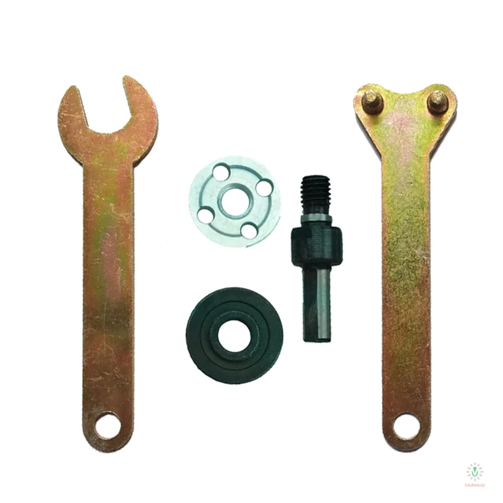 5 teile/satz 10MM Bohrmaschine Umwandlung Winkel Schleifer Pleuel Für Trennscheibe Polieren Rad Griff Halfter Adapter: Ursprünglich Titel