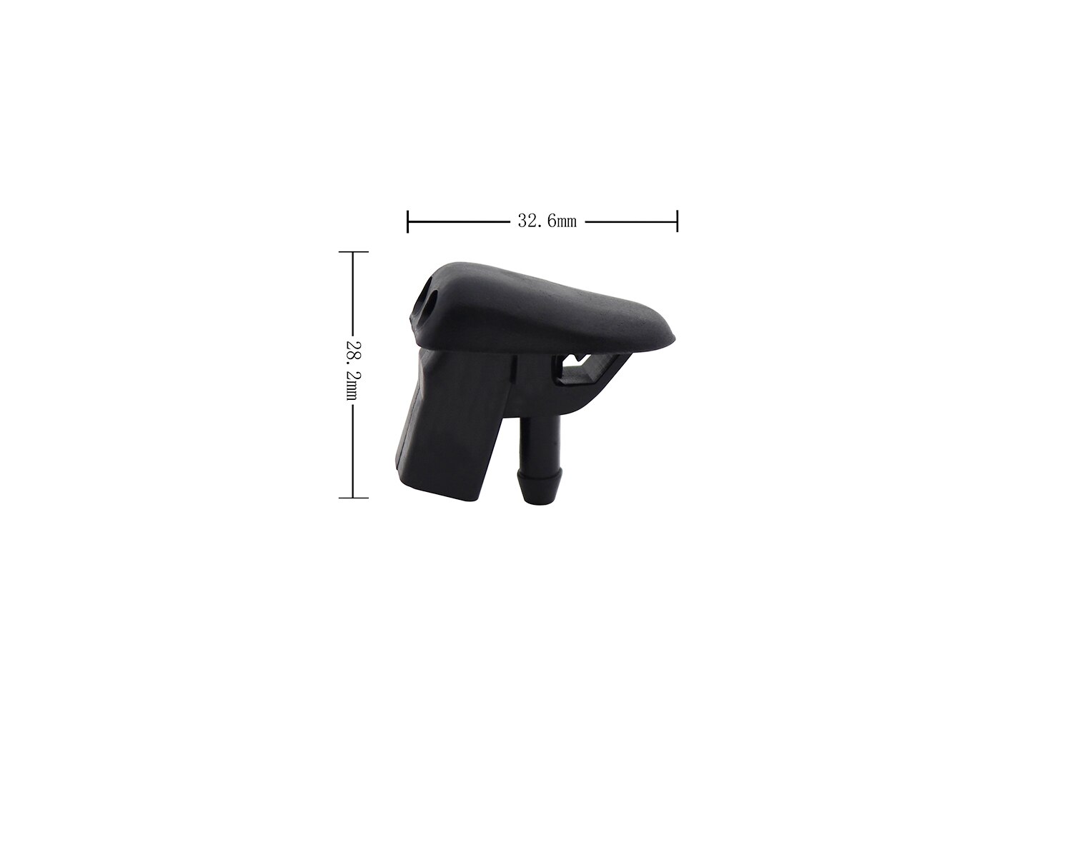 2x Ruitensproeiers Jet Spray Nozzles Voor Jaguar X-Type 2001-2010 Zwart 2x Ruitensproeiers Jet Spray Nozzles Voor Jaguar X-Type 2001-2010 Zwart