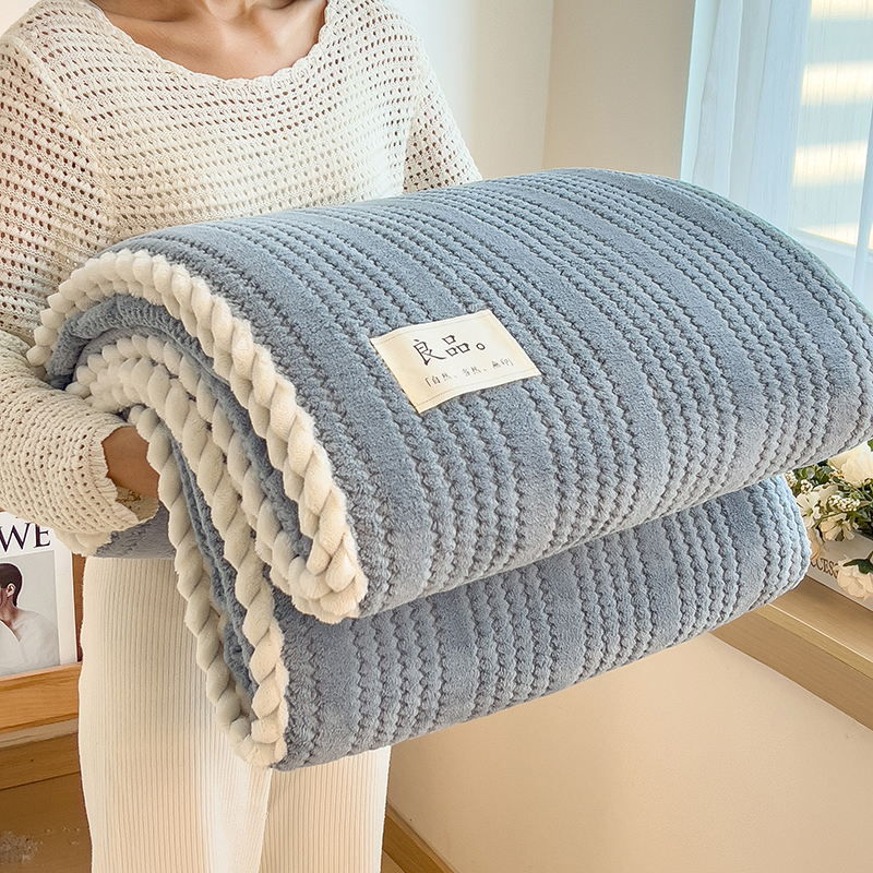 Gooi deken voor bank Winterdeken King Size Home Warm geruit dekbed Sprei Beddengoed Laken: 100x150cm / Rood