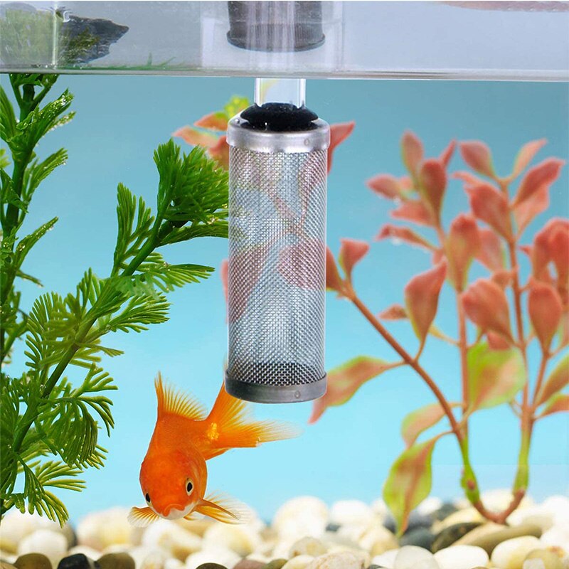 Aquarium Inflow Inlet Filter Stainless Steel Mesh Intake Strainer ...