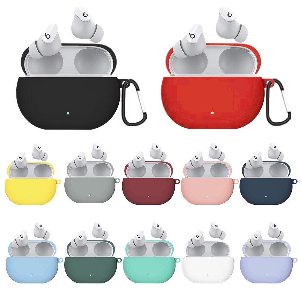 Funda de silicona para auriculares Beats Studio, cubierta protectora de piel para Apple Beats Studio, funda con llavero,