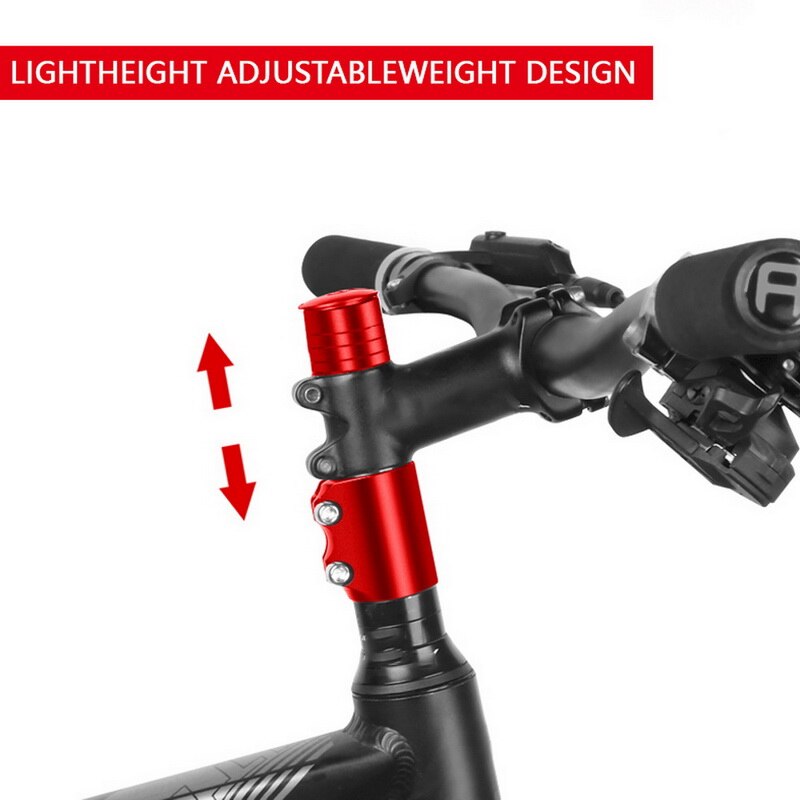 Mtb cykel styrestang stigerør forlænger aluminium cykel forlænger adapter