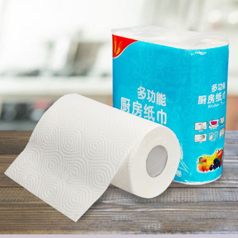 Paño de cocina desechable paño de limpieza paño de cocina Multi pulpa de madera papel higiénico