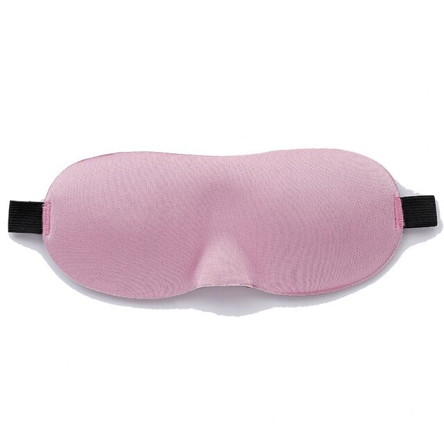 3D Sleep Mask Natural Sleeping Eye Mask Eyeshade Cover Shade Eye Patch Women Men Soft Portable Blindfold Travel Eyepatch 1Pcs: Pink