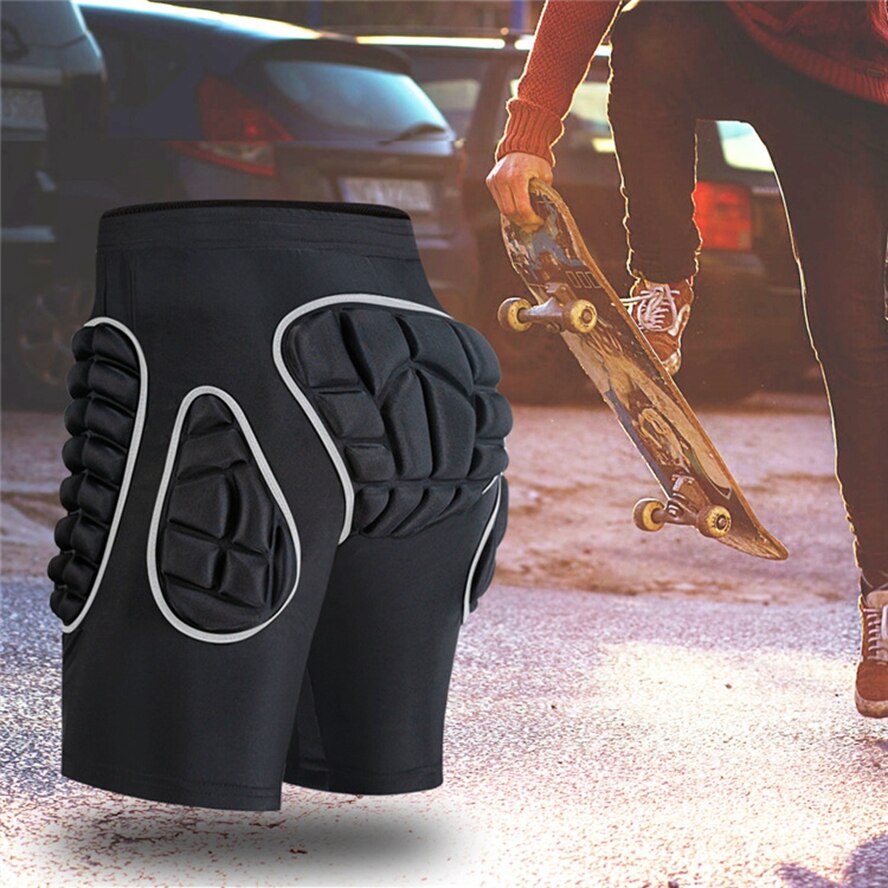 Tyk udendørs sport hofte numsebeskyttelsespude ski skate anti-fald udstyr hoftebeskytter motorcykel mtb ski korte bukser
