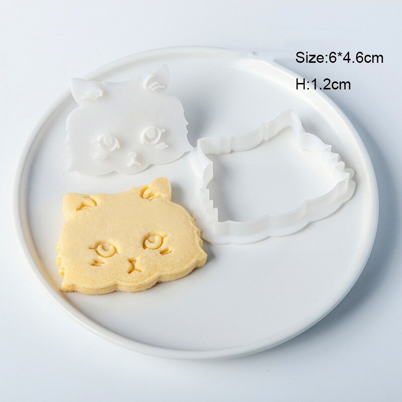 15 Styles Animals Pet Cat Dog Paw Cookie Cutter Mold 3D Cat Biscuits Cutter Sugarcraft Pastry Biscuit Mold Kitchen Baking Tools: E2180