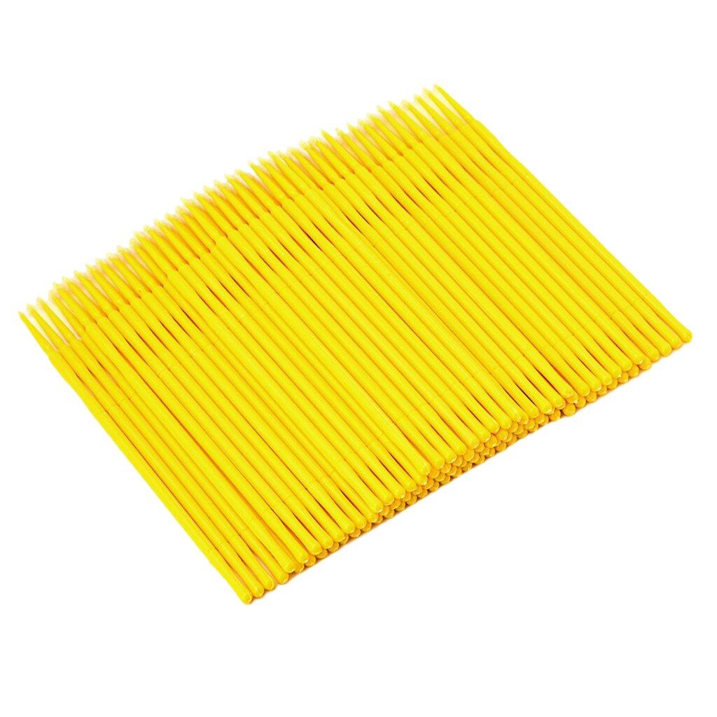 100x Wegwerp Primer Applicators Voor Autoruiten - Voor Activator En PU-lijm - Sterke Wattenstaafjes - Voor Glasreparatie, Schadeherstel, Werkplaatsen - Laat Geen Resten Achter - Professionele Kwaliteit
