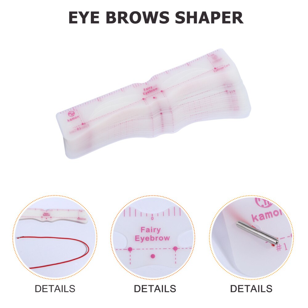 48 Pcs Practical Eyebrow Stencil Eyebrow Template Makeup Tool for Women Girl