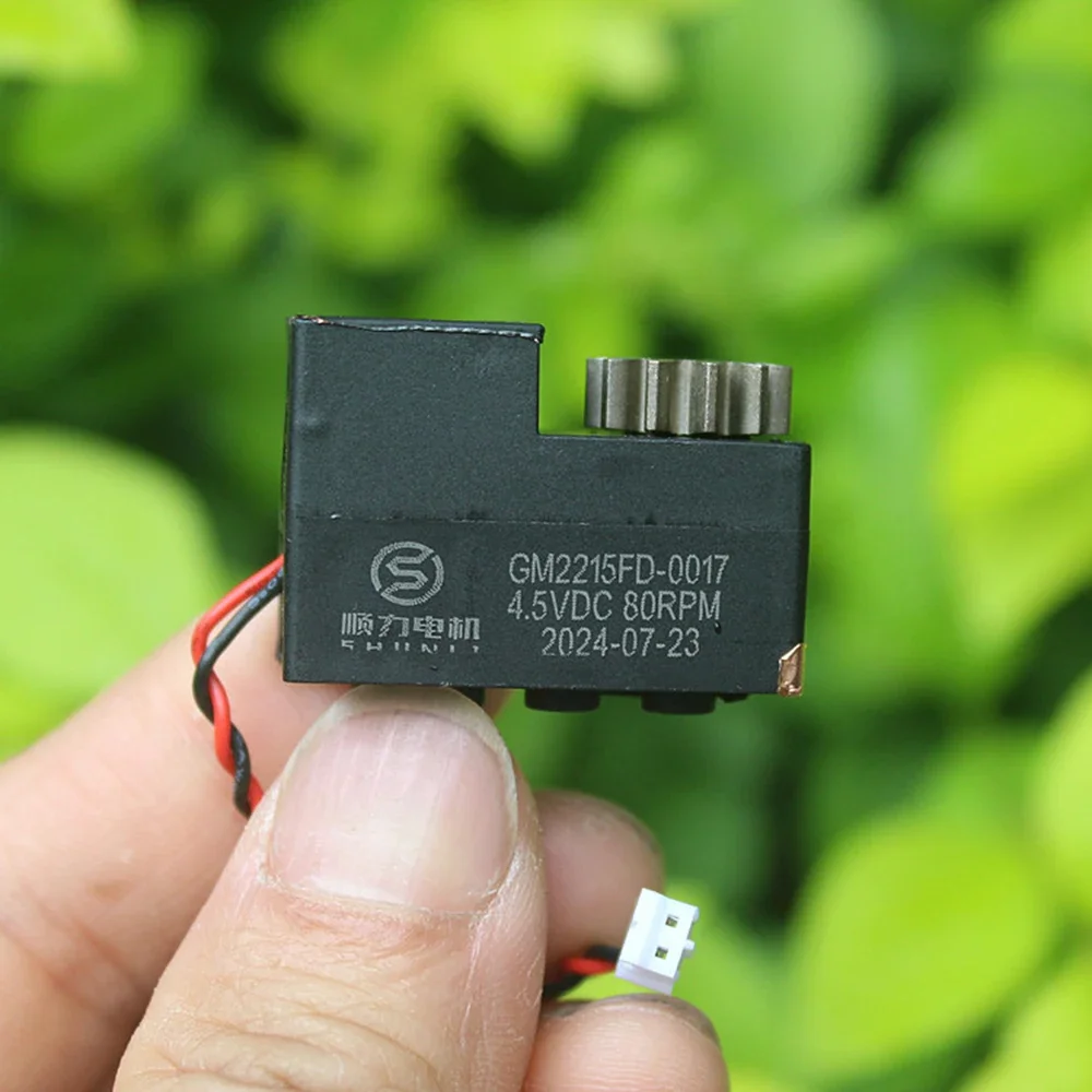 GM2215FD Fingerprint intelligent Password Electric Door Lock Motor 3V-6V 4.5V 80rpm slow speed N10 Gear Motor with 11 teeth gear