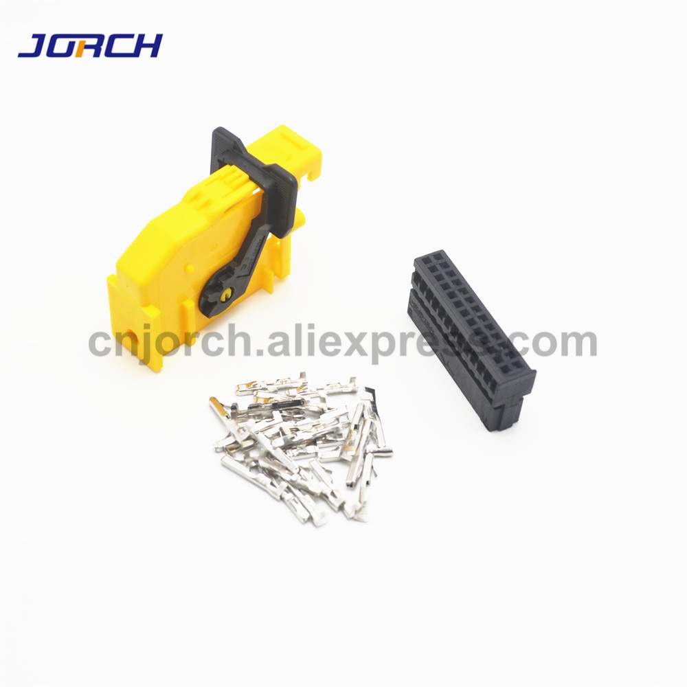 5 Set 26 Way Pin ECU Automotive Connector Plug 185879-1 Auto Wiring Harness Connectors