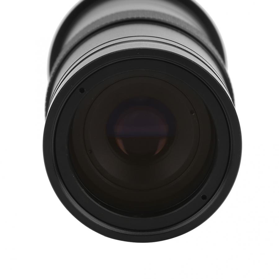 Industrial Microscope Camera C-Mount Lens 8X-100X C-Mount Lens 25mm Zoom Adjustable Magnification microscopio Lens