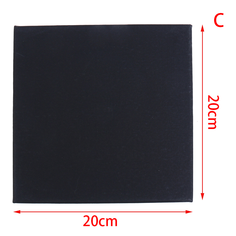 Blank Square Artist Canvas For Oil Painting Wooden Board Frame For Primed Oil Acrylic Paint 1pc: Red